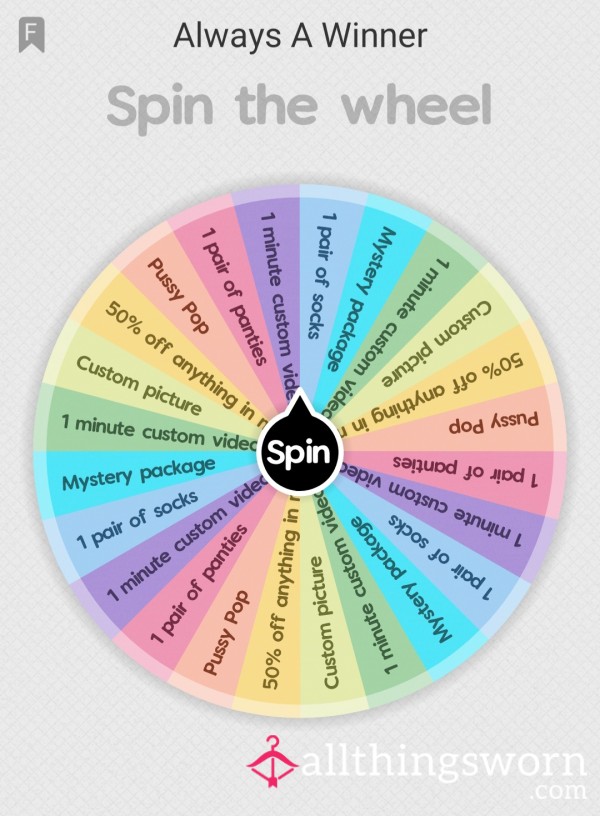 Spin The Wheel- Win Everytime