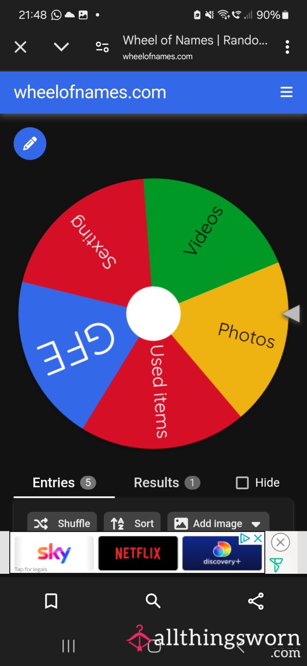 Spin The Wheel