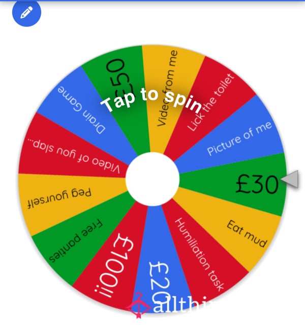 SPIN THE WHEEL 😰