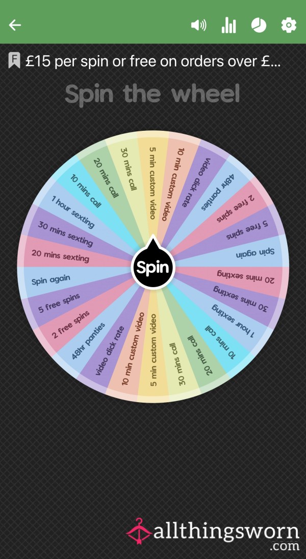 Spin The Wheel 😈