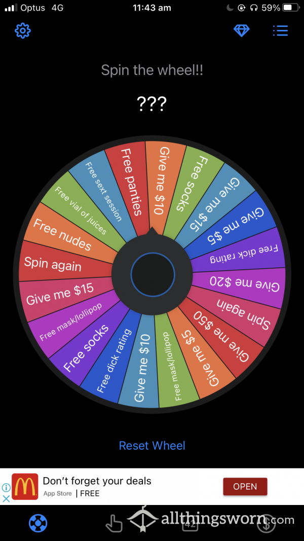 Spin The Wheel!!!