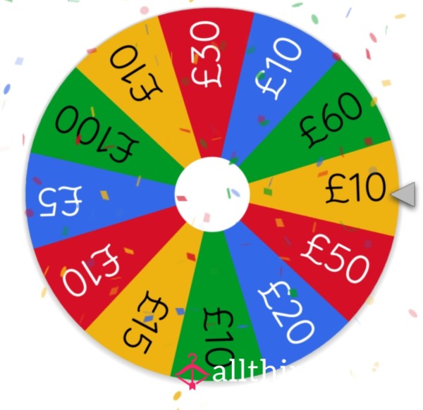 Spin The Wheel And Choose Your Prize