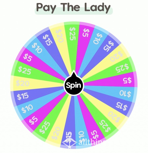 Spin The Wheel & I Take Your Money 🤑 Simple As That.  $5-$25 Wheel Limit.