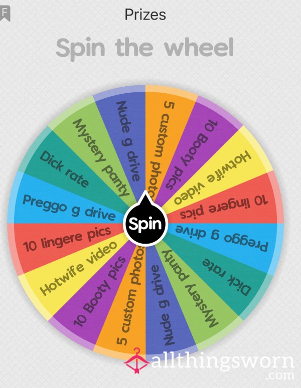 Spin The Wheel- Every Spin Wins