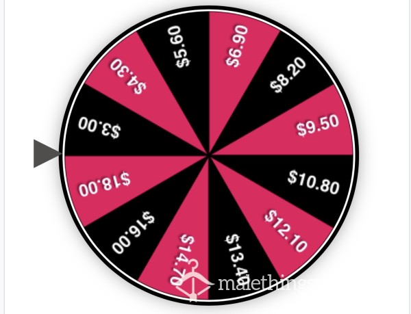 Spin The Wheel, Findom