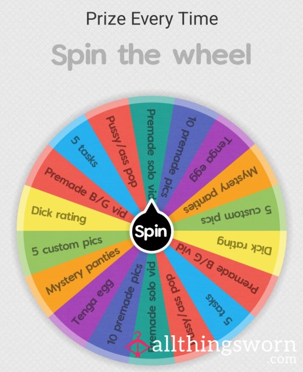 Spin The Wheel - Prize Every Time 🤭