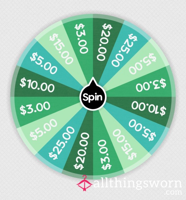 Spin The Wheel To Tip Me!