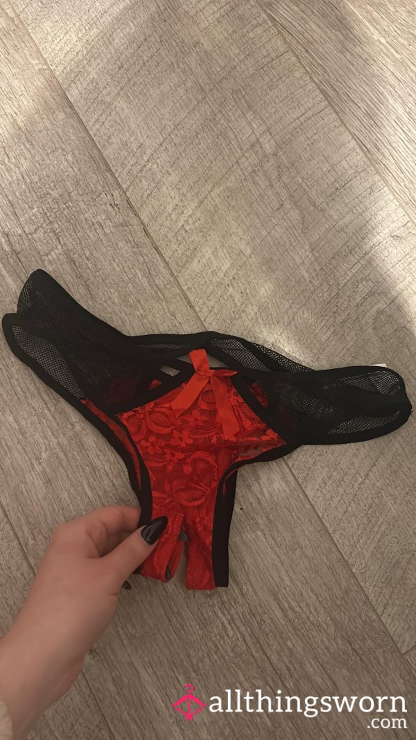 Split Used Panties