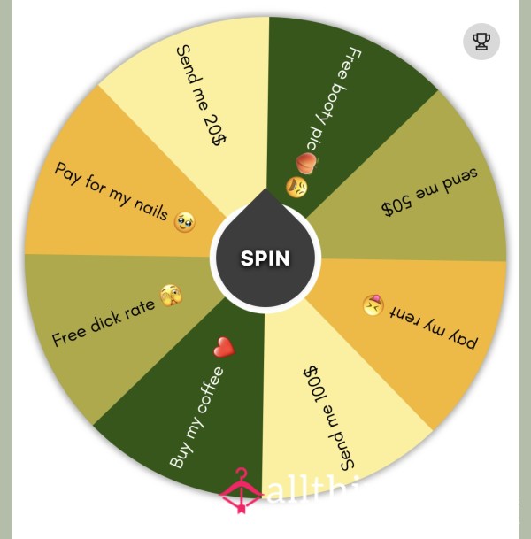 Spoil Me Spin Wheel 😩