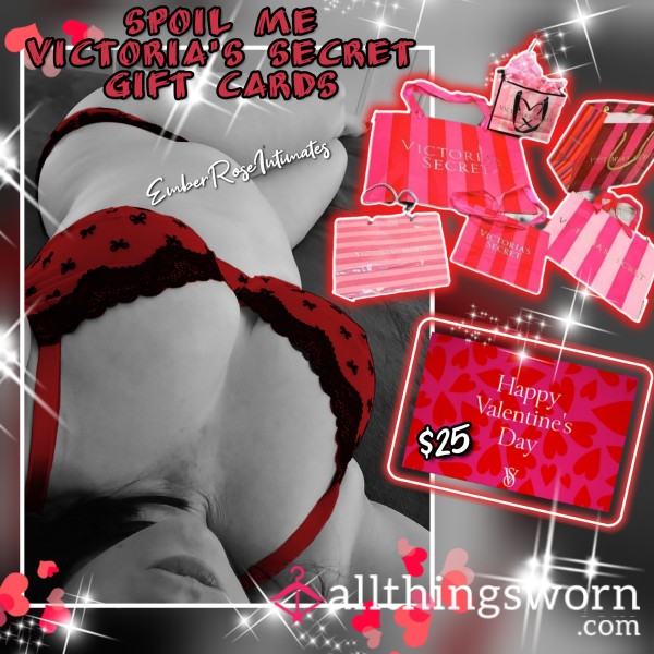 Spoil Me This Valentine's Day🌹 Victoria's Secret Gift Cards