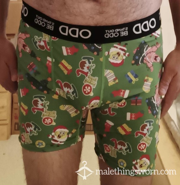 Spongebob And Patrick Xmas Boxer Briefs