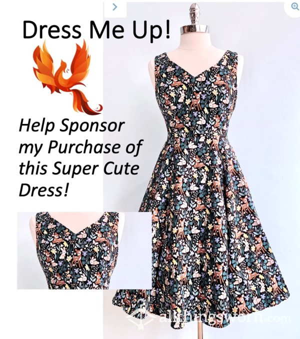 Sponsor A Dress:  Woodland Creatures <3