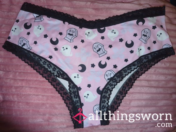 Sp**ky Pink Halloween Panties