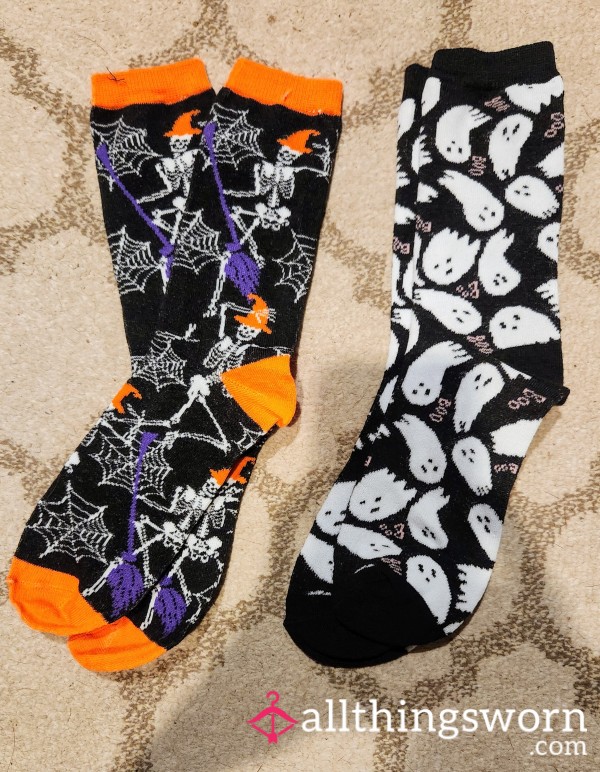 Sp**ky Season Halloween Socks