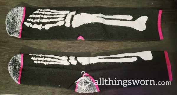 Sp**ky Skeleton Socks