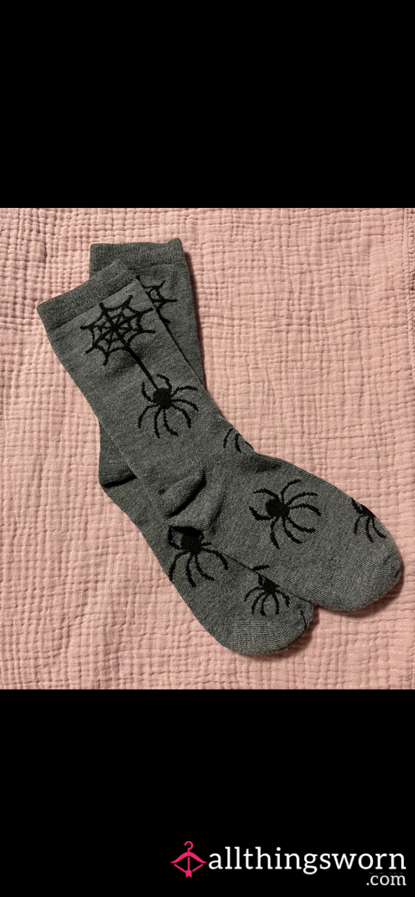 Sp**ky Spider Long Socks