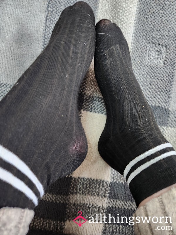 Black Mesh Socks Ancle