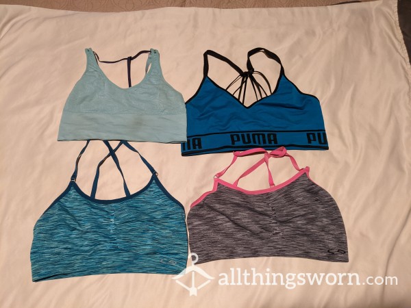 Sports Bras Soaked In Boob Sweat