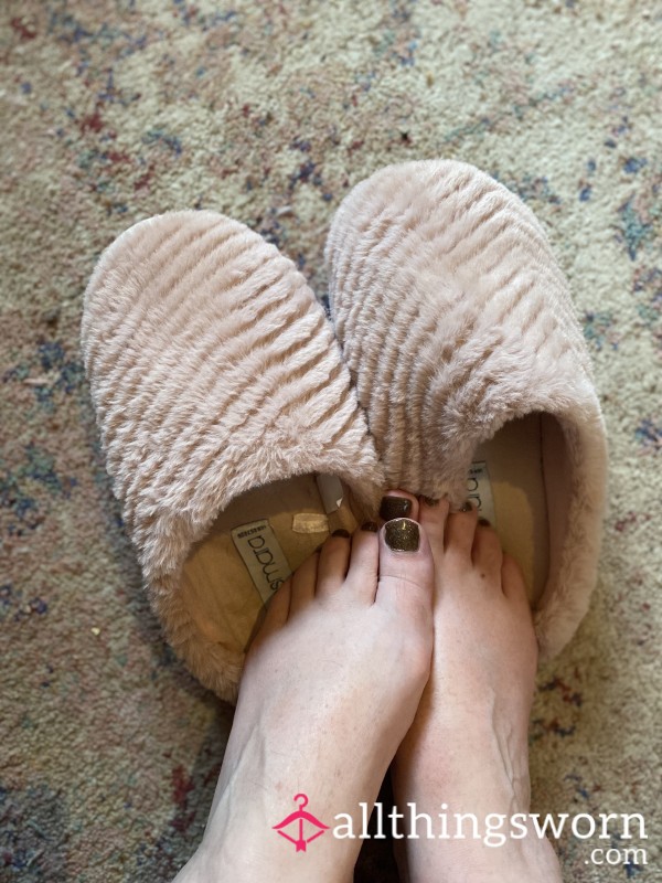 Squishy Lazy Slippers, Always Worn With Bare Feet