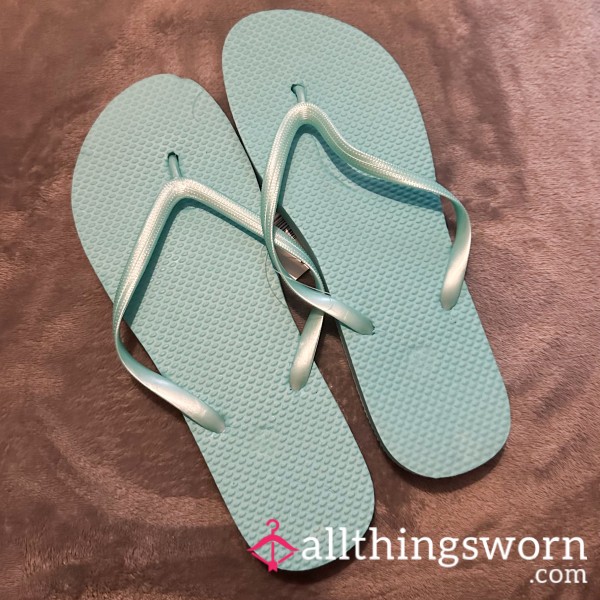 SSBBW Blue Flip Flops - 7 Day Fresh Wear