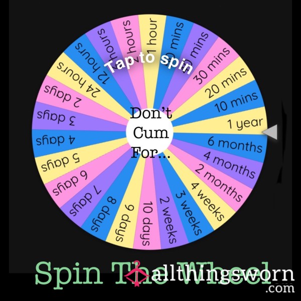 SSBBW Spin The Wheel - Don’t C*m For…