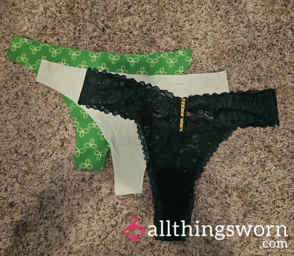 St Patrick's Day Thongs