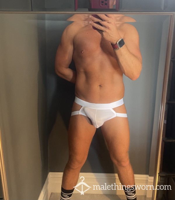 Stained White Jock