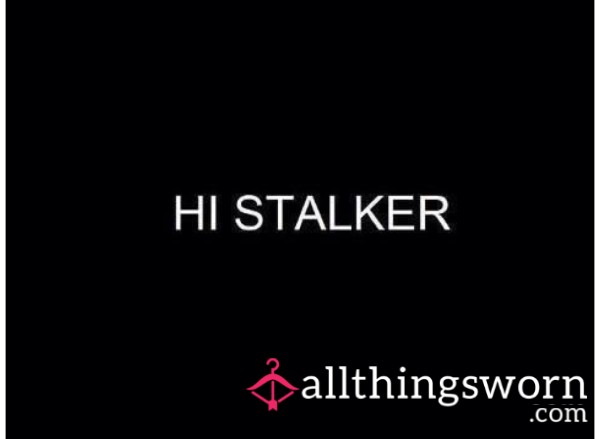 Stalker Tax! I See You Stalking My Profile!