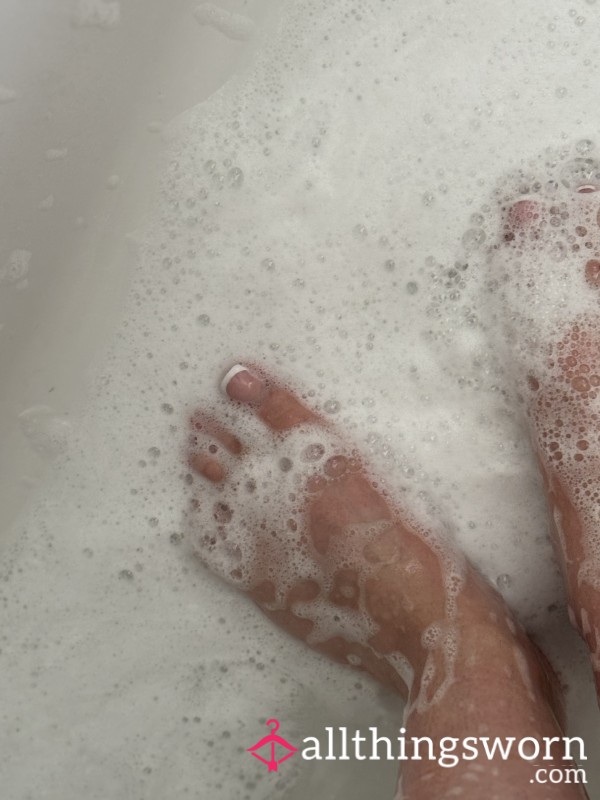 Steamy Soapy Steps: A Shower Full Of Suds And Soft Soles