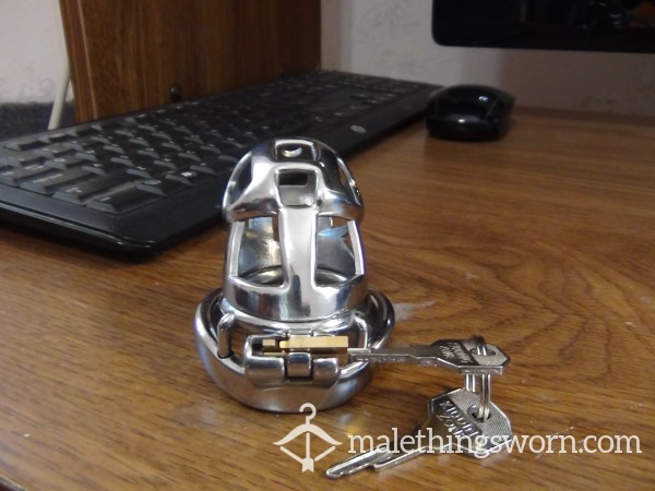 Steel Chastity Cage.