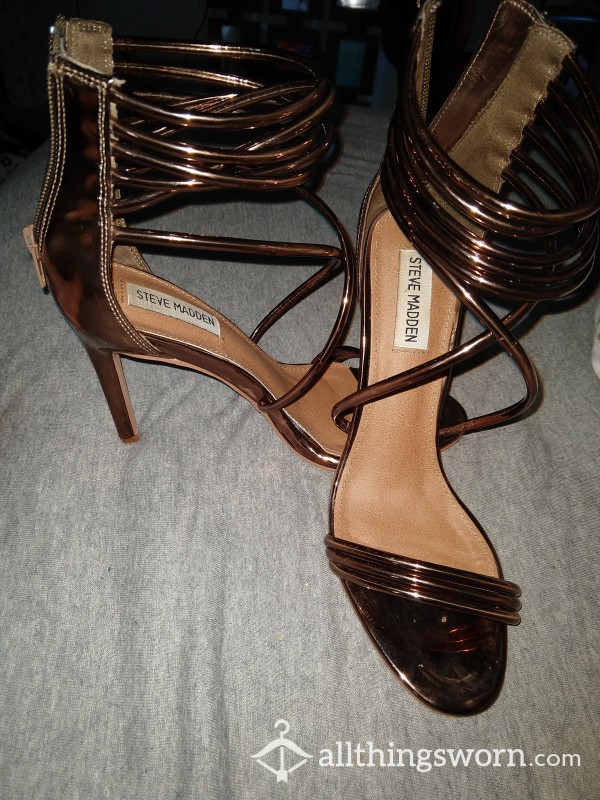 Steve Madden Dark Rose Gold Heels