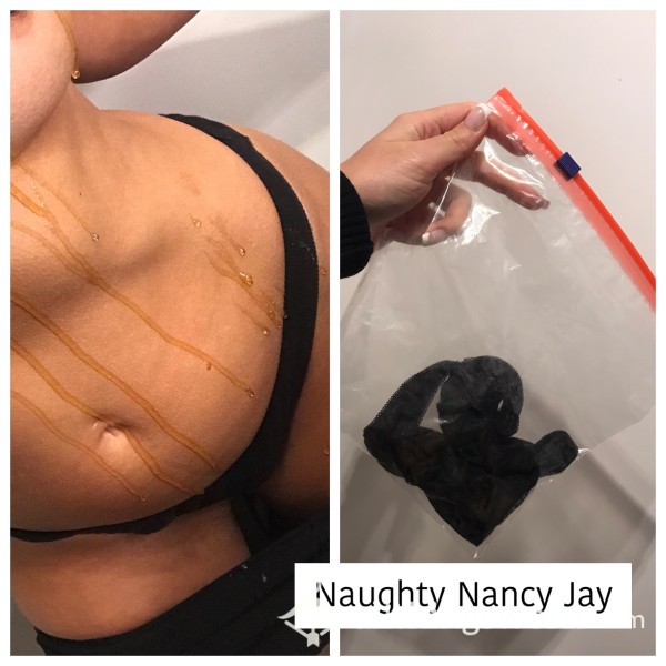 Sticky Worn Thong! Enjoy My Scent With A Sweet Twist! 🍯