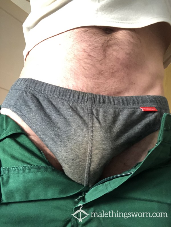 Nasty Slezenger Grey Briefs