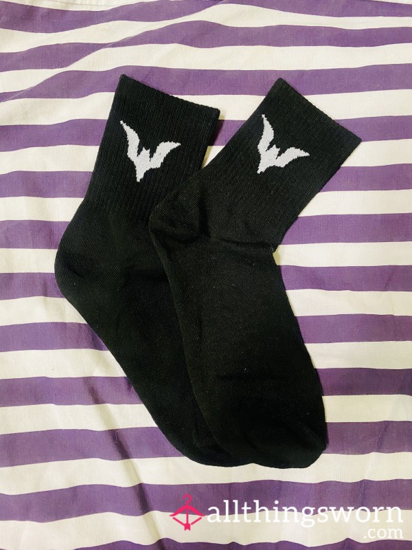 Ready To Wear Black Bat Socks 🦇