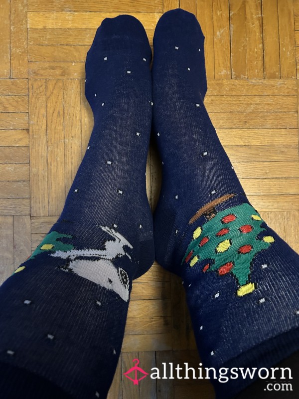 Stinky Christmas Snoopy Socks