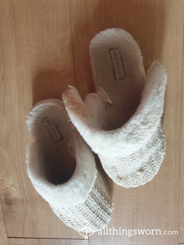 Stinky Knackered Battered Worn Slippers