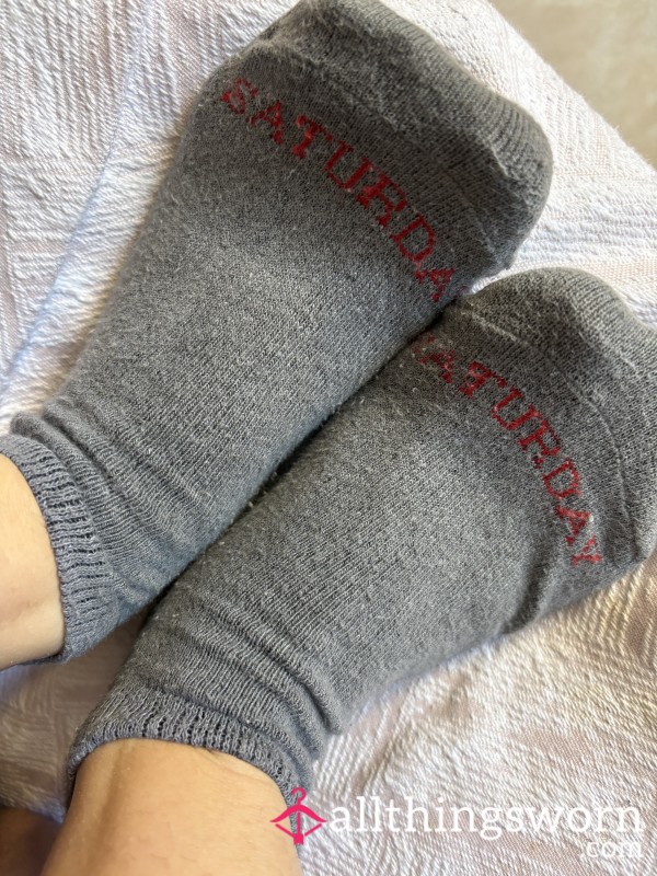 Stinky Saturaday Socks 4days Worn