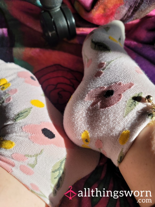 Stinky Socks Worn By An Asian Nurse Waiting For You