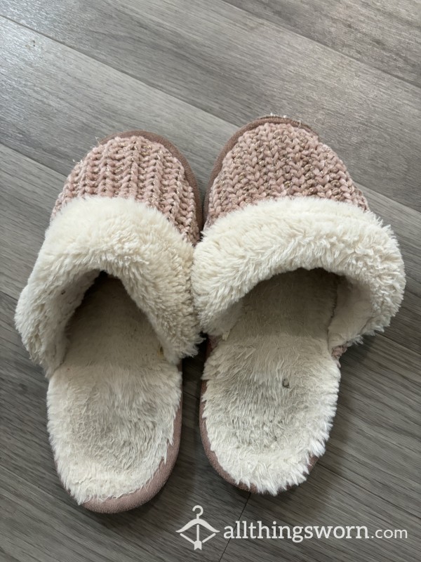 Stinky Well Worn Slippers