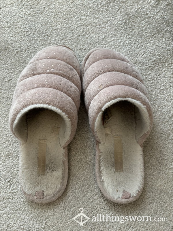 Stinky Well Worn Slippers