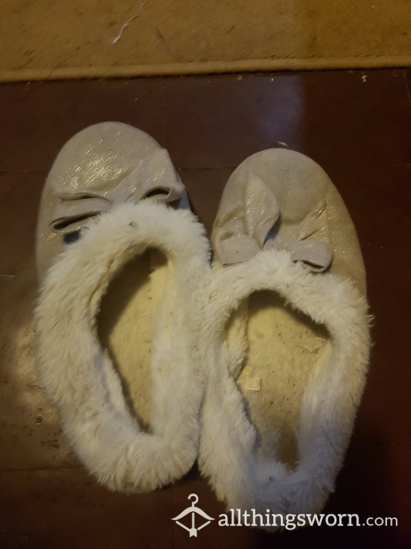 Stinky Well Worn Slippers