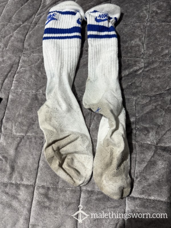 Stinky White Nike Socks