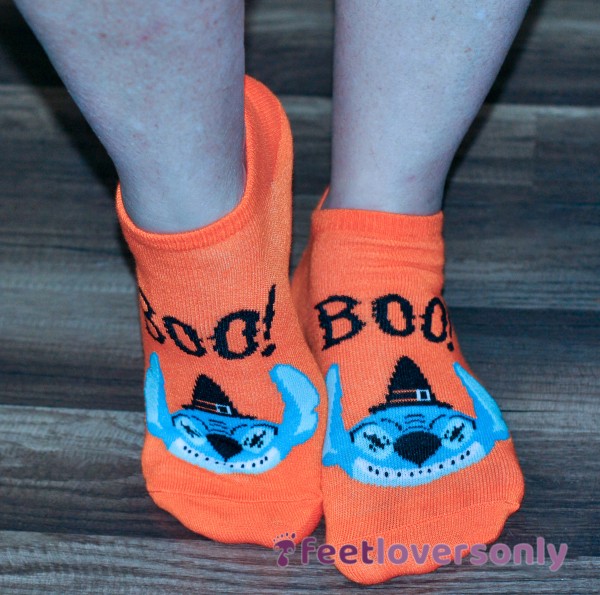 Stitch Goes BOO Halloween Socks