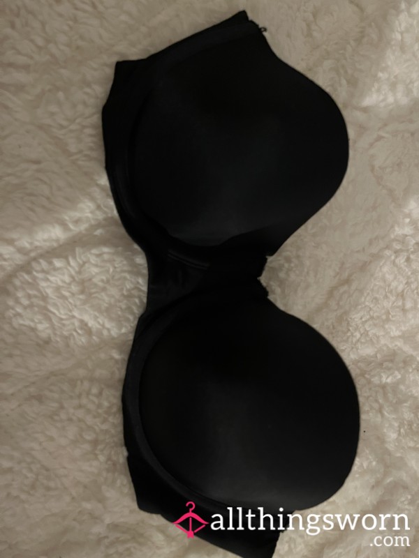 Strapless Black Bra