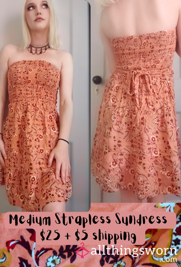 Strapless Flor*l Sundress *