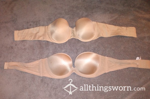 STRAPLESS NUDE PUSHUP BRAS