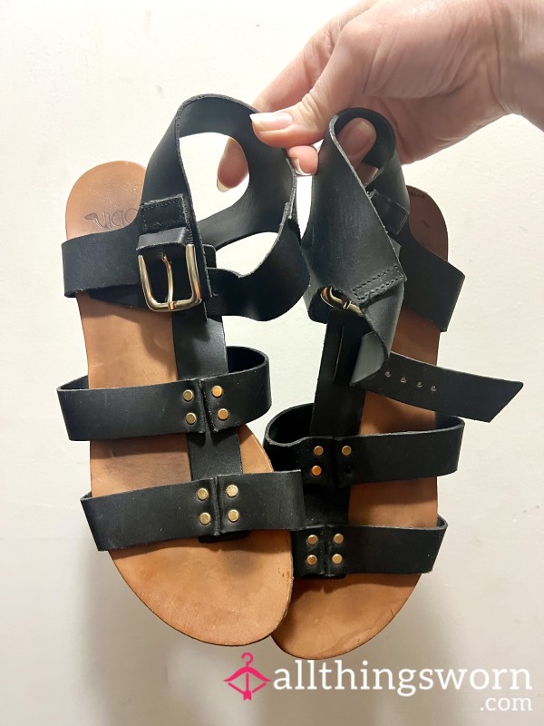 Strappy Italian Leather Sandals