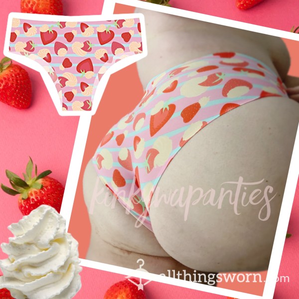 Strawberries & Cream - Includes 48-hour Wear And U.S. Shipping