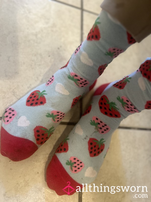 Strawberry Long Socks