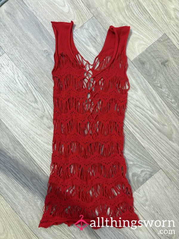 Stretchy Sl*tty Red Dress